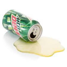 Fake Food Mountain Dew Spill